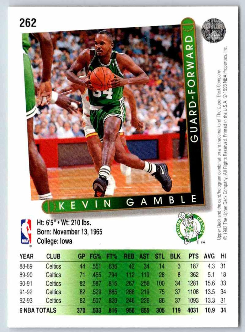 1993 Upper Deck Kevin Gamble