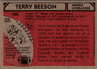1980 Topps Terry Beeson #428 NM-MT