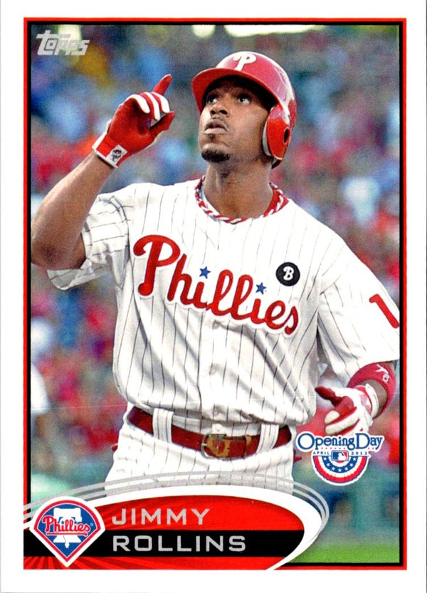 2012 Topps Opening Day Jimmy Rollins #77