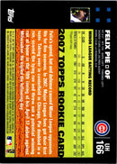 2007 Topps Updates & Highlights Felix Pie