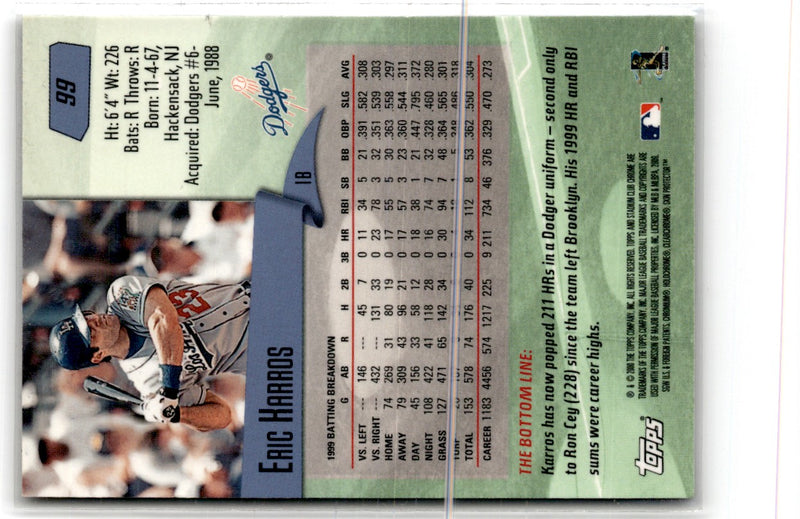 1998 Fleer Tradition Vintage Eric Karros