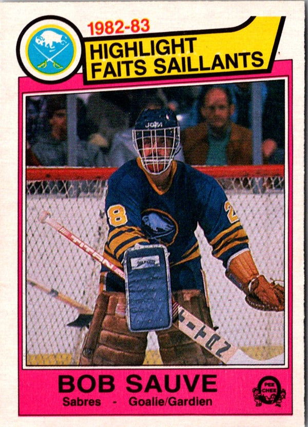 1983 O-Pee-Chee Bob Sauve #61