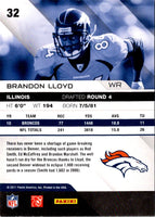 2011 Panini Absolute Memorabilia Brandon Lloyd #32