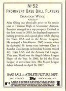 2007 Topps Turkey Red Brandon Wood