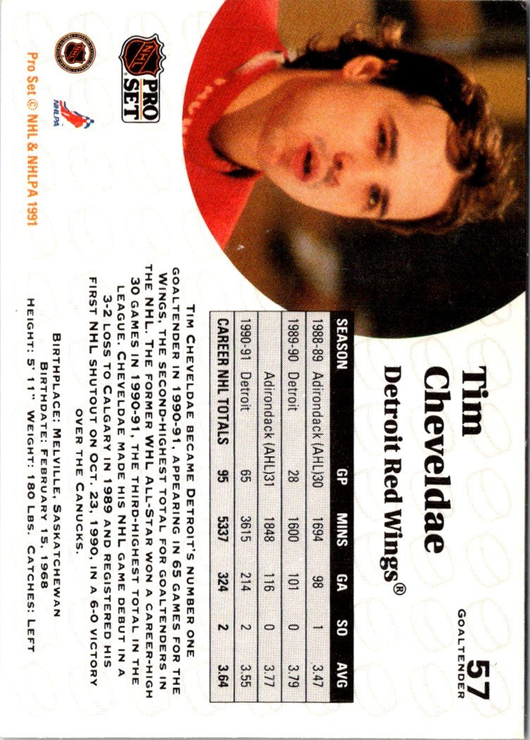 1991 Pro Set Tim Cheveldae