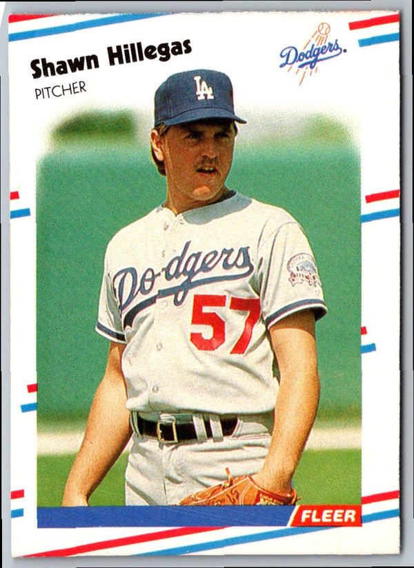 1988 Fleer Shawn Hillegas #519 Rookie