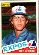1985 O-Pee-Chee Fred Breining