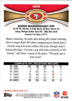 2012 Topps Mario Manningham #426