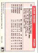 1991 ProCards Tomorrow's Heroes Julian Vasquez