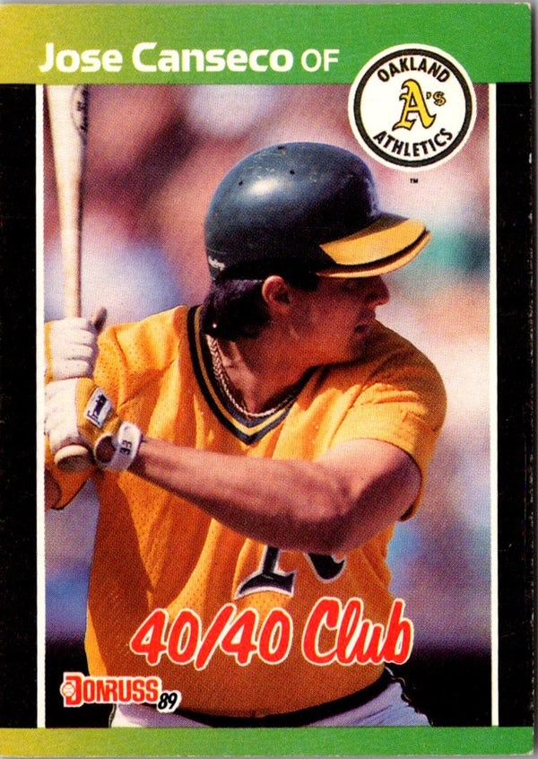 1989 Donruss Jose Canseco #643