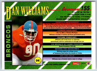1993 Bowman Football Dan Williams #155