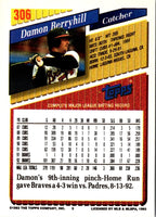 1993 Topps Gold Damon Berryhill #306