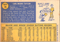 1970 Topps Carl Taylor #76 EX-MT+
