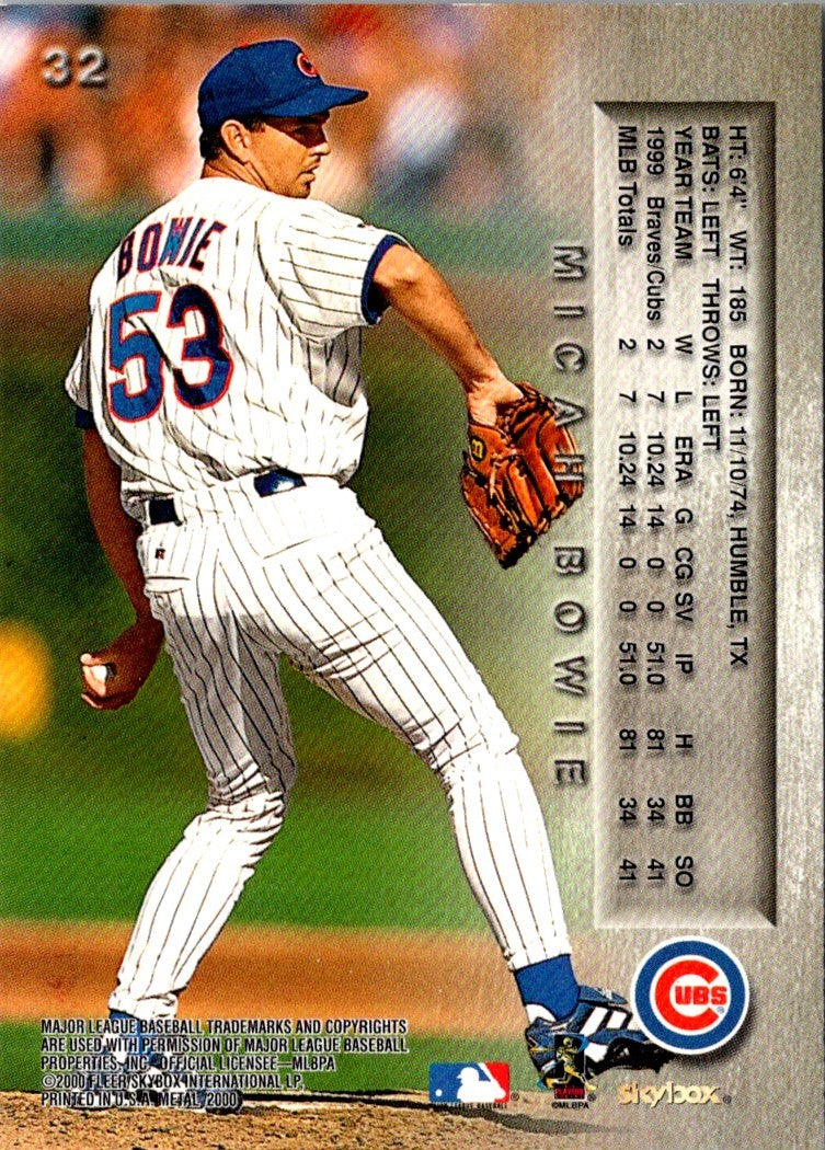 2000 Metal Micah Bowie