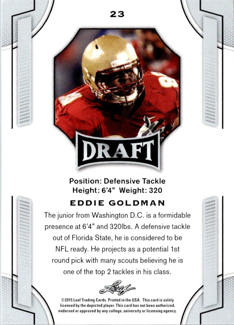 2015 Leaf Draft Eddie Goldman