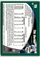 2001 Topps Tiki Barber #130