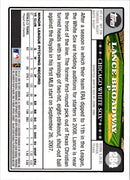 2008 Topps Lance Broadway