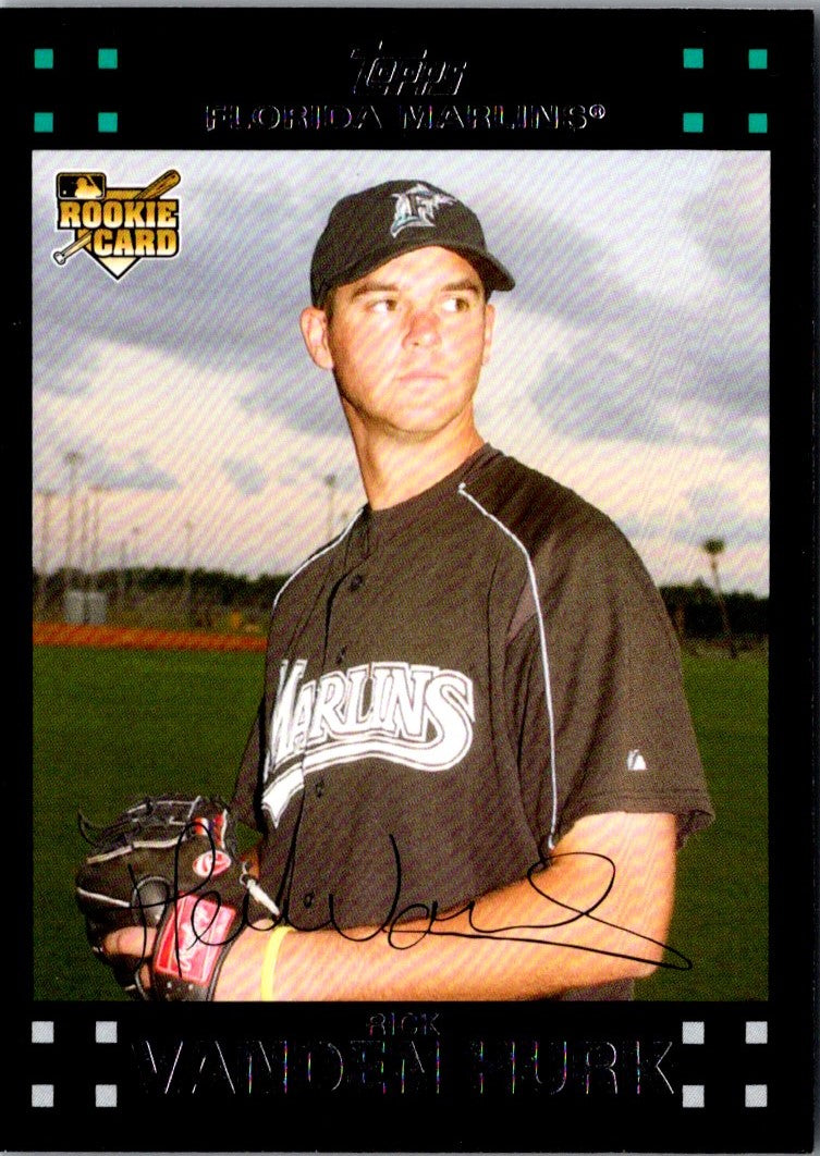 2007 Topps Updates & Highlights Rick Vanden Hurk