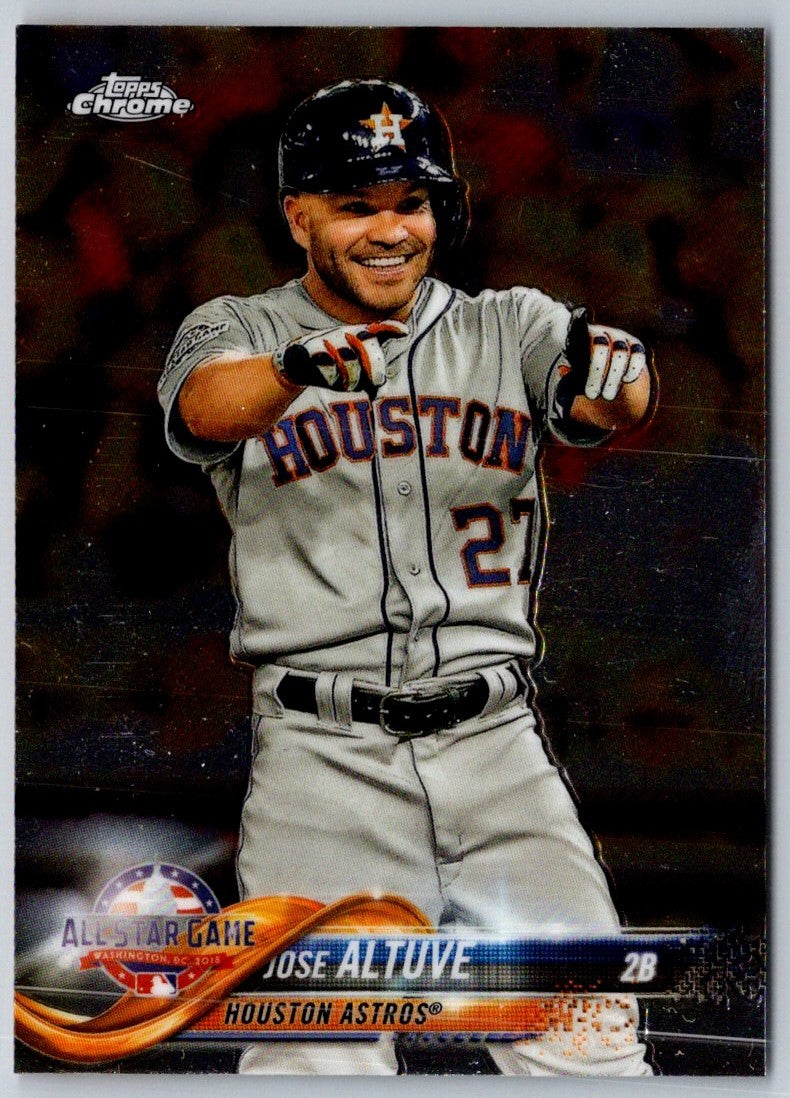 2018 Topps Chrome Update Edition Jose Altuve