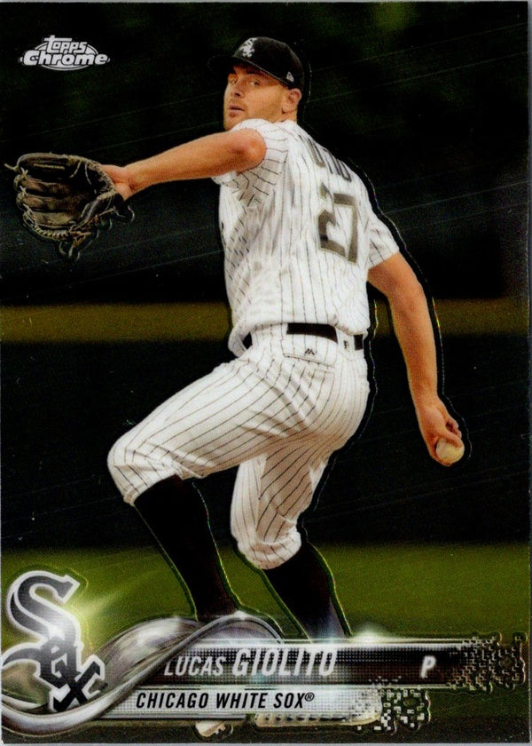 2018 Topps Chrome Lucas Giolito #63