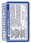 1990 Swell Baseball Greats Deron Johnson