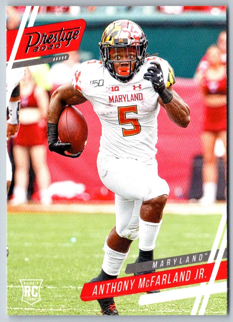 2020 Panini Chronicles Draft Picks Prestige Blue Anthony McFarland Jr.