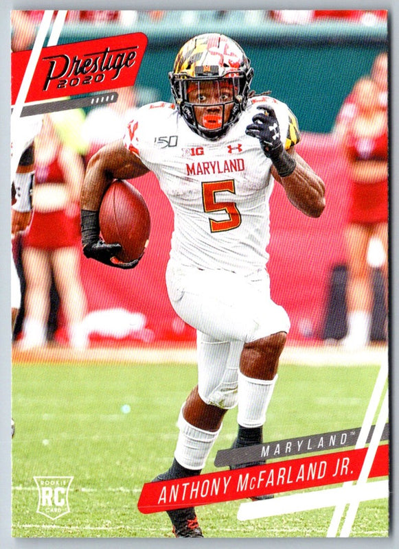 2020 Panini Chronicles Draft Picks Prestige Blue Anthony McFarland Jr. #18