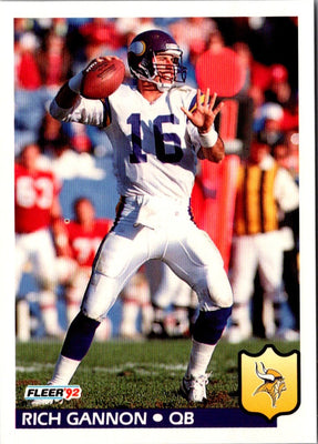 1992 Fleer Rich Gannon #244
