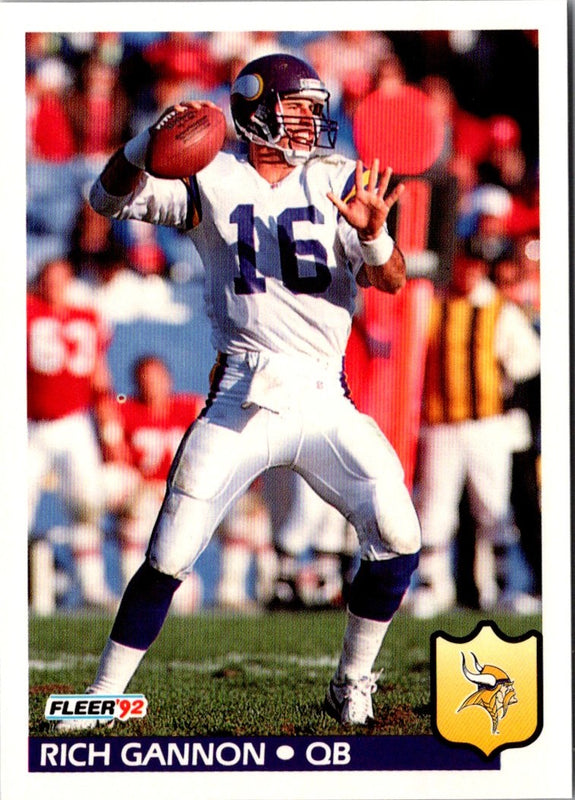 1992 Fleer Rich Gannon #244