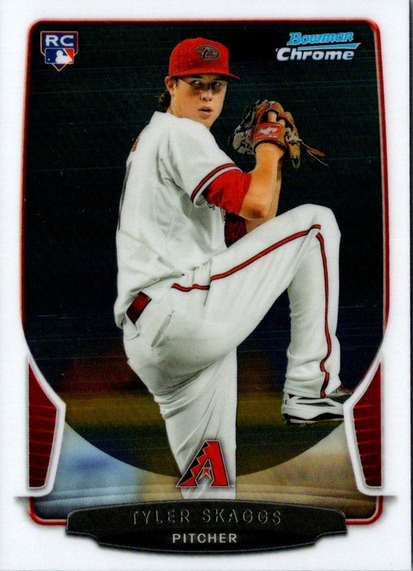 2013 Bowman Chrome Tyler Skaggs #188 Rookie