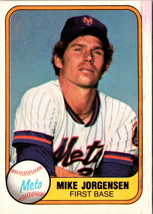 1981 Fleer Mike Jorgensen #324