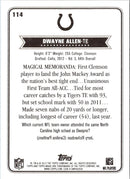 2012 Topps Magic Dwayne Allen