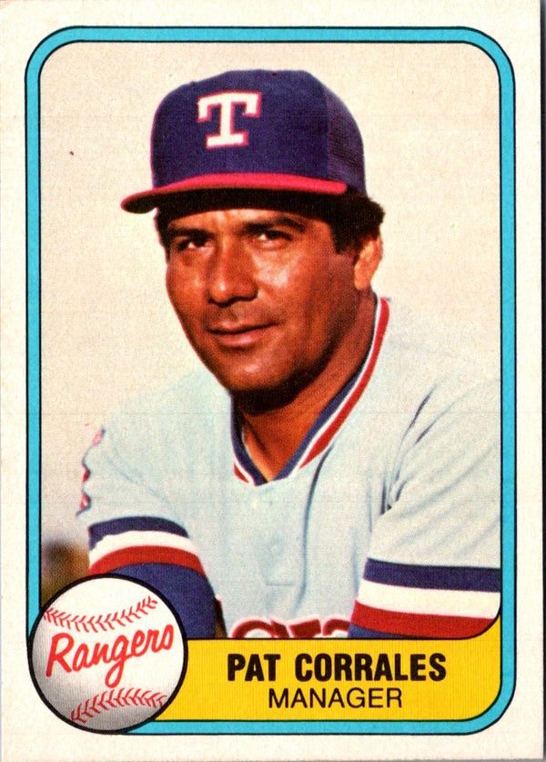 1981 Fleer Pat Corrales #623