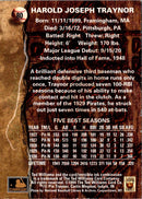 1994 Ted Williams Pie Traynor