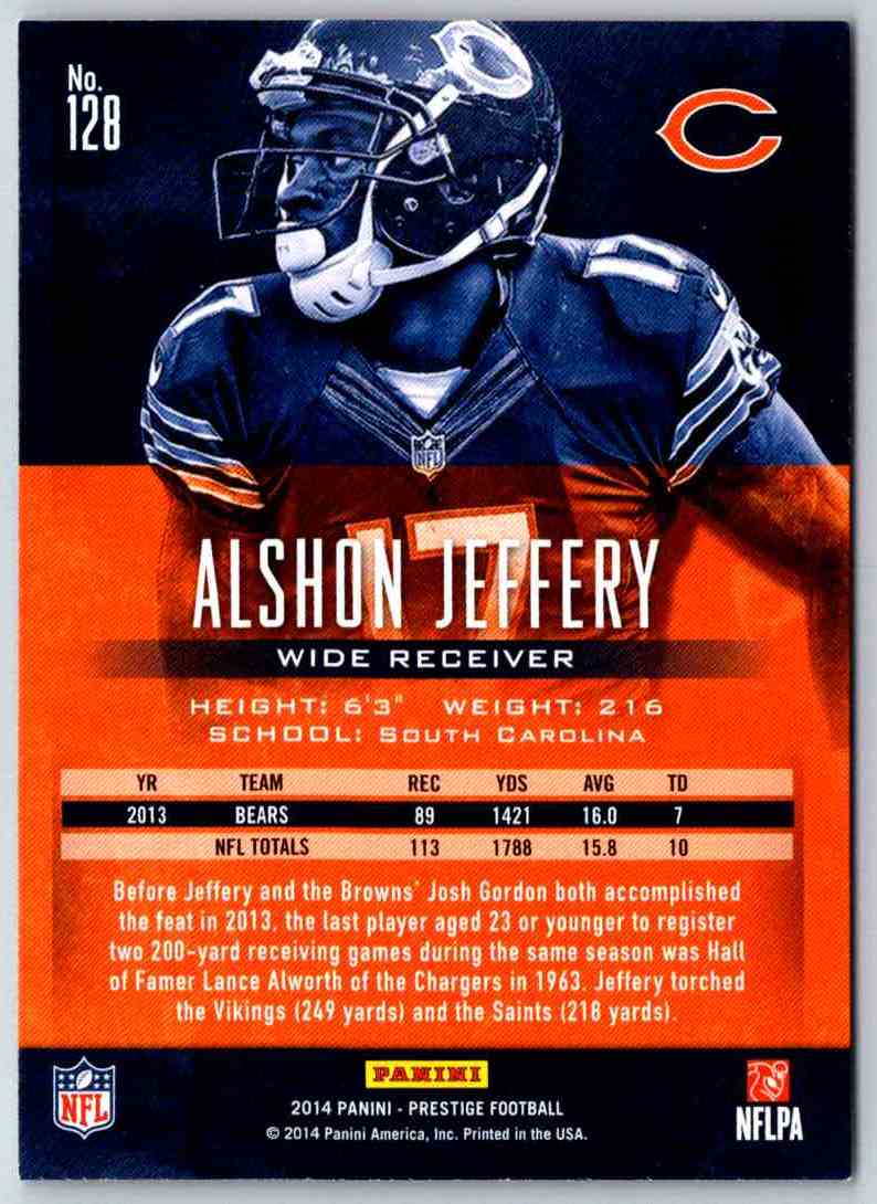 2014 Prestige Alshon Jeffery