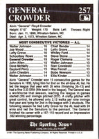 1991 Conlon Collection TSN General Crowder #257