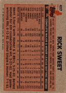 1983 Topps Rick Sweet