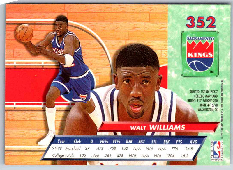 1992 Fleer Ultra Walt Williams