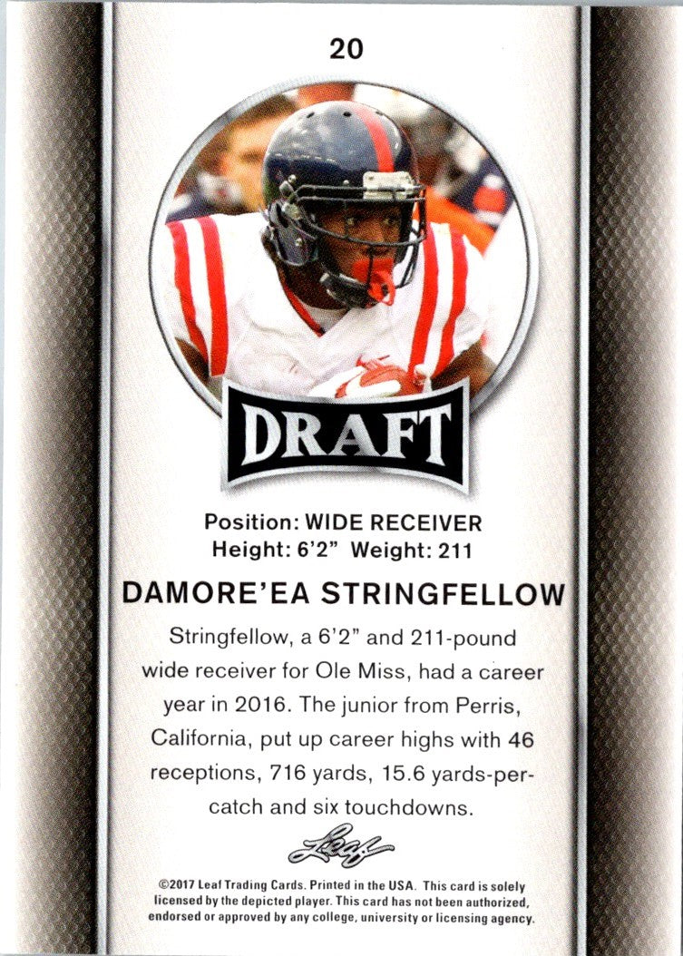 2017 Leaf Draft Damoreâ€™ea Stringfellow