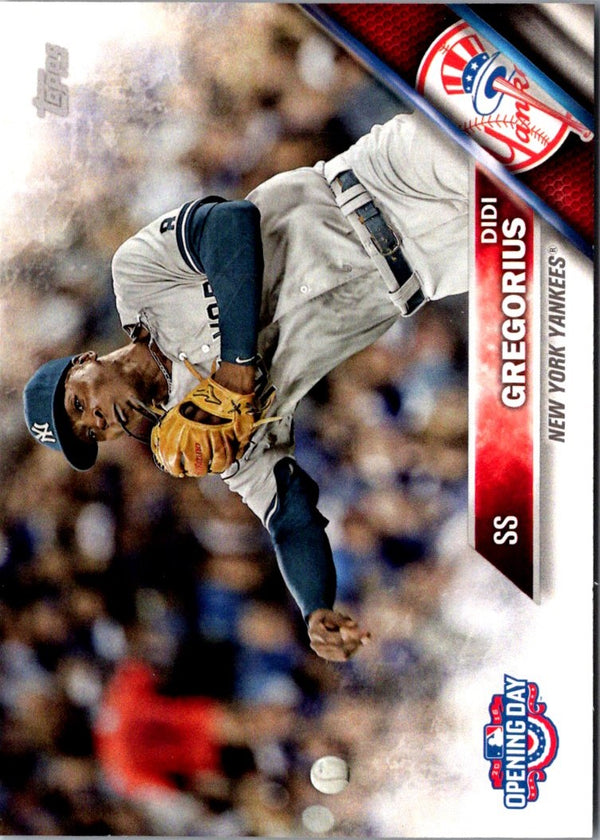 2016 Topps Opening Day Didi Gregorius #OD-56