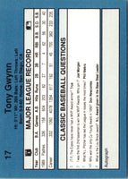 1990 Classic Blue Tony Gwynn #17