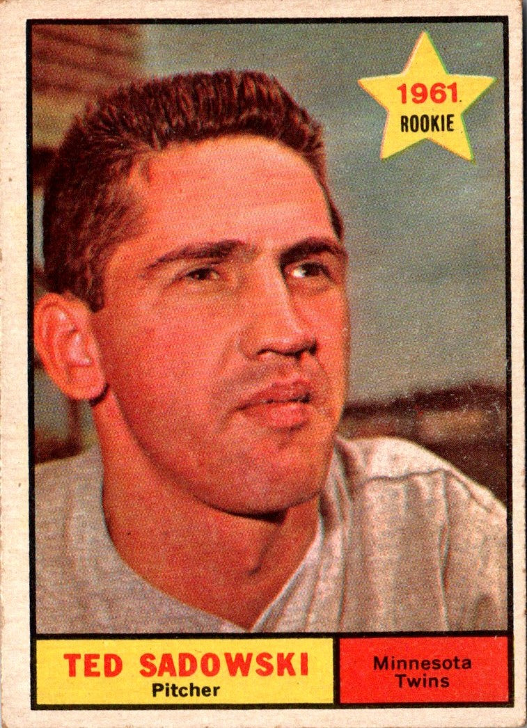 1961 Topps Ted Sadowski