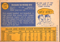 1970 Topps Rich Nye #139 EX-MT+