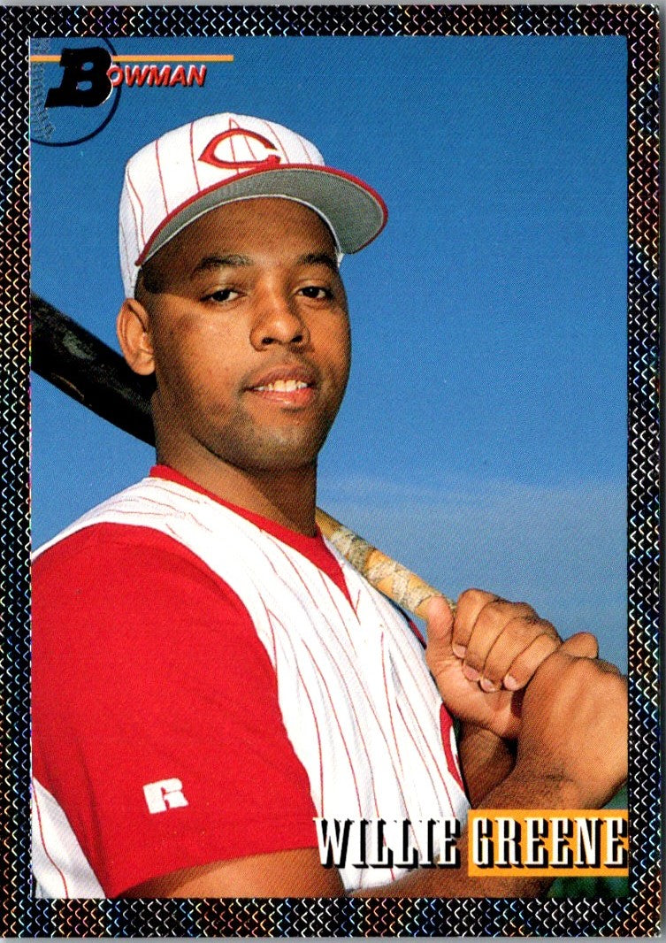 1993 Bowman Willie Greene