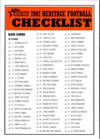 2002 Topps Heritage Checklists Checklist Checklist 1 of 2 #1
