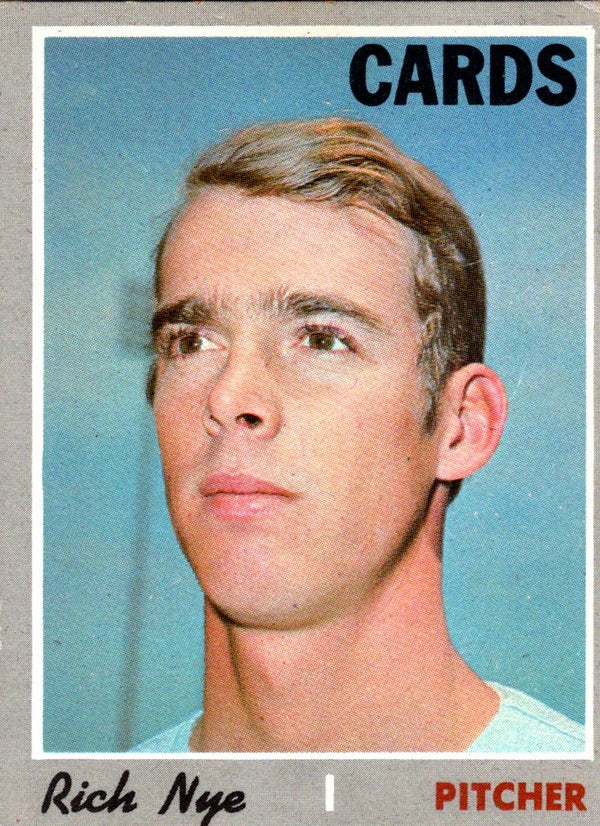 1970 Topps Rich Nye #139 EX-MT+