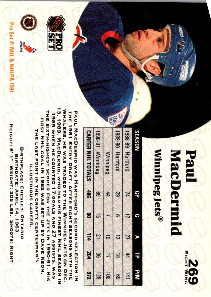 1991 Pro Set Paul MacDermid