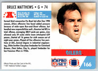 1992 Proset Bruce Matthews #166