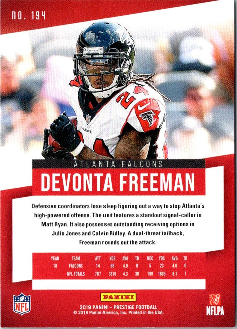 2019 Panini Prestige Devonta Freeman