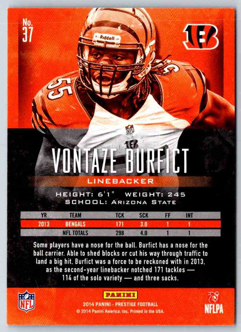 2014 Prestige Vontaze Burfict